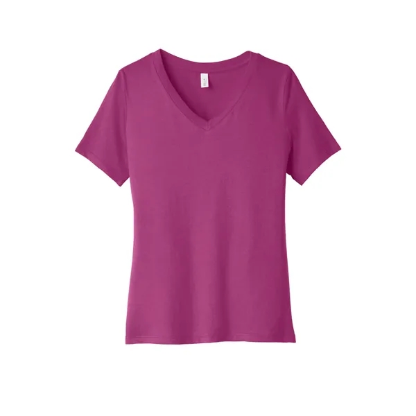 BELLA+CANVAS Women's Relaxed Jersey Short Sleeve V-Neck Tee.... from ASI 84863 SanMar