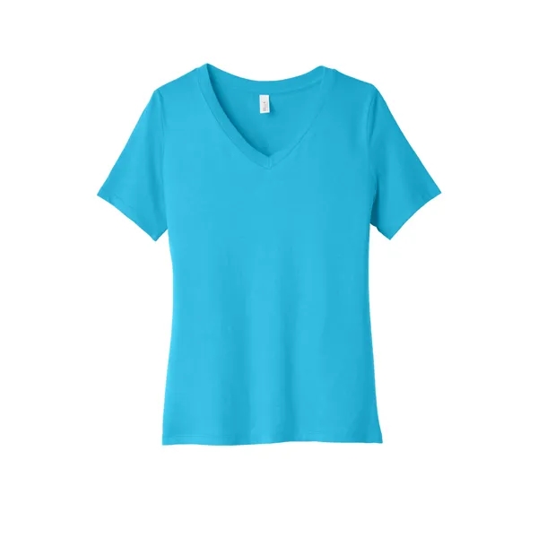 BELLA+CANVAS Women's Relaxed Jersey Short Sleeve V-Neck Tee.... from ASI 84863 SanMar