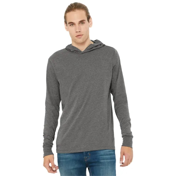 BELLA+CANVAS Unisex Jersey Long Sleeve Hoodie.... from ASI 84863 SanMar
