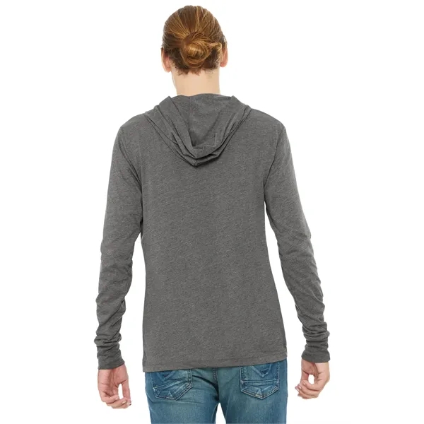 BELLA+CANVAS Unisex Jersey Long Sleeve Hoodie.... from ASI 84863 SanMar