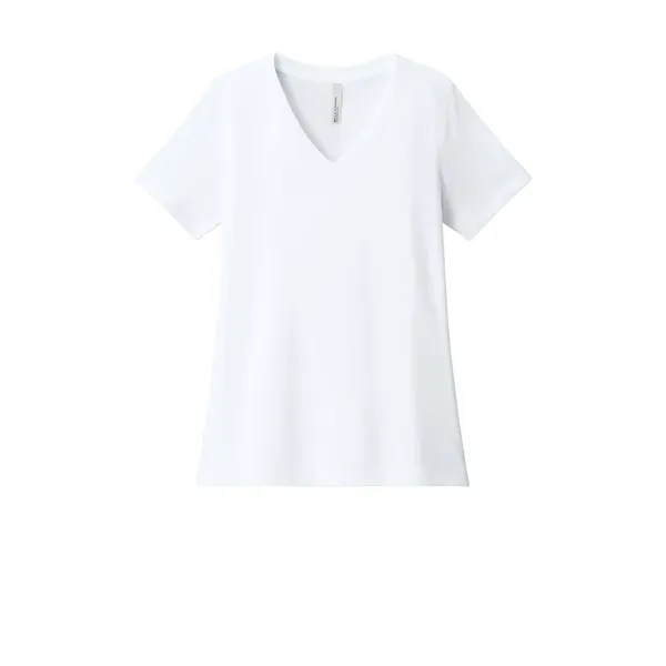 BELLA+CANVAS Women's Relaxed Heather CVC V-Neck Tee... from ASI 84863 SanMar