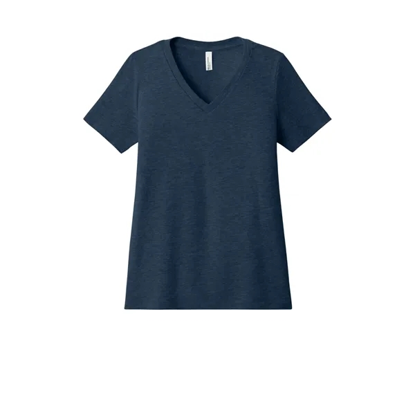 BELLA+CANVAS Women's Relaxed Heather CVC V-Neck Tee... from ASI 84863 SanMar