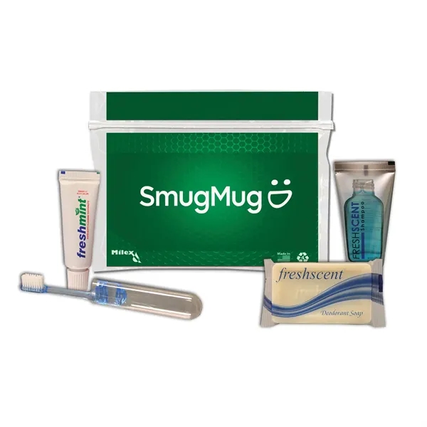 Kit includes: (1) Two-Piece Travel Toothbrush, (1) Freshmint Toothpaste Tube, (1)... from ASI 46170 Compass Industries Inc