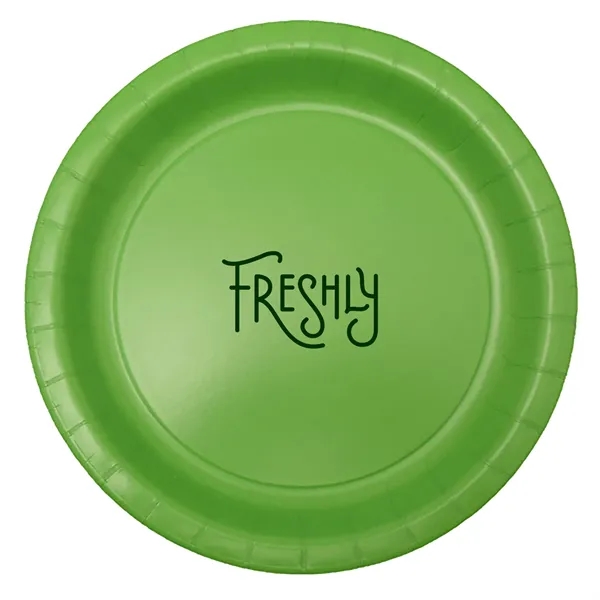 9" round Colorware paper plate.... from ASI 91880 Tranter Graphics Inc
