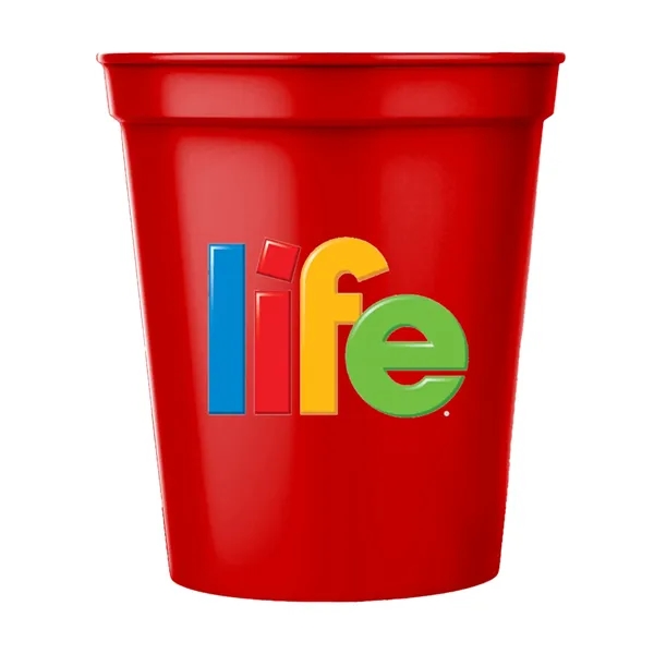 16 oz. plastic stadium cup; made in the USA.... from ASI 91880 Tranter Graphics Inc