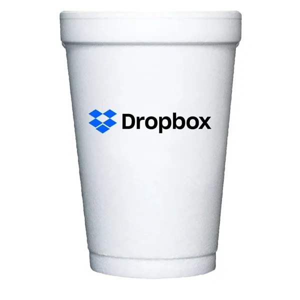 32 oz. white foam cup for hot and cold beverages.... from ASI 91880 Tranter Graphics Inc