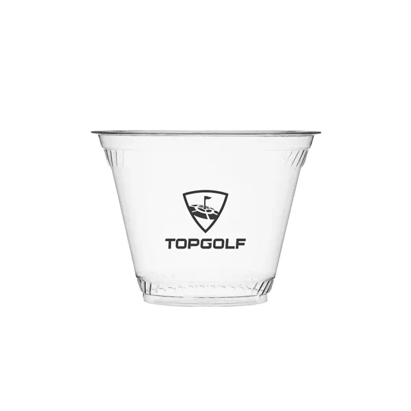 9 ounce eco-friendly clear plastic cup created from renewable materials.... from ASI 91880 Tranter Graphics Inc