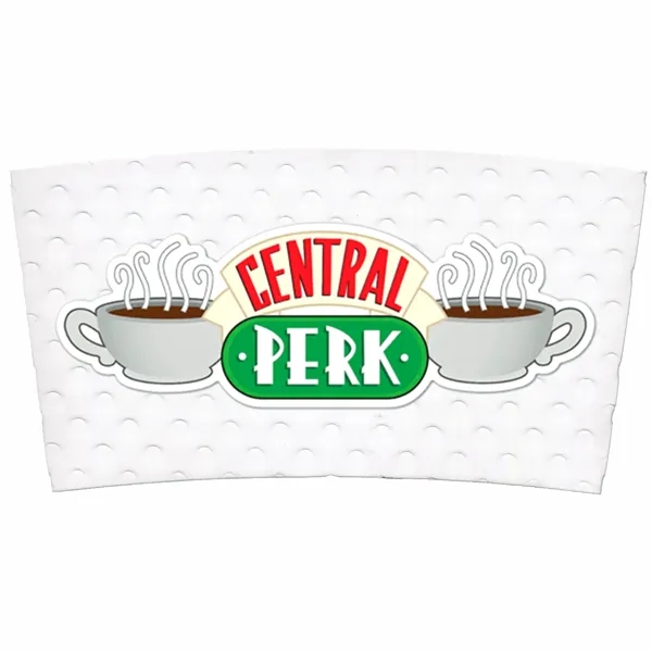 Textured paper java jacket sleeves for 12, 16 or 20 ounce... from ASI 91880 Tranter Graphics Inc