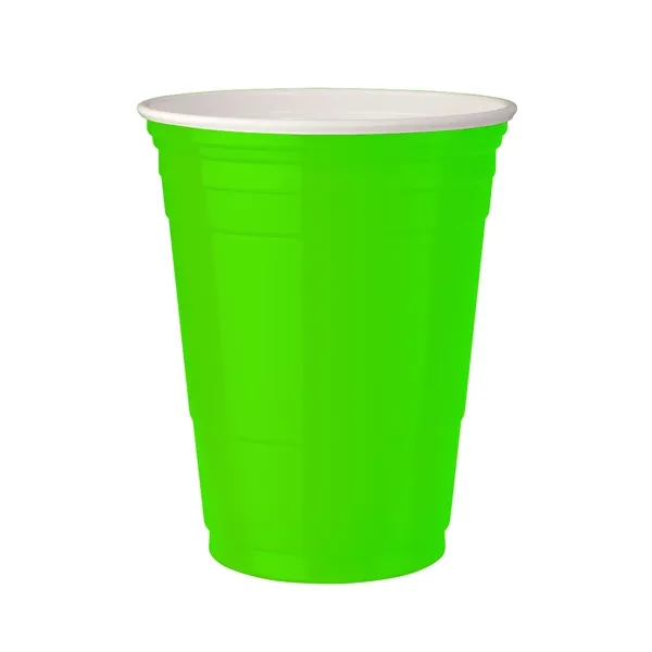 16-ounce double-walled plastic party cup. Made in the USA, BPA free... from ASI 91880 Tranter Graphics Inc