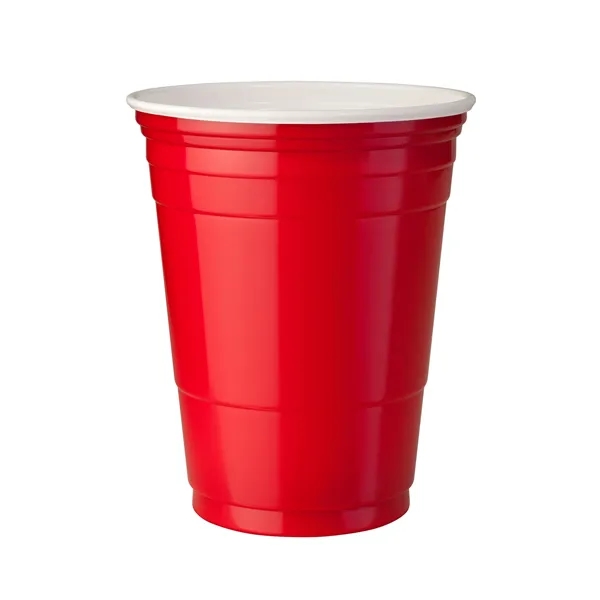 16-ounce double-walled plastic party cup. Made in the USA, BPA free... from ASI 91880 Tranter Graphics Inc