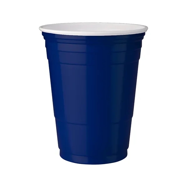 16-ounce plastic double-wall part cup customizable with digital printing. Made in... from ASI 91880 Tranter Graphics Inc