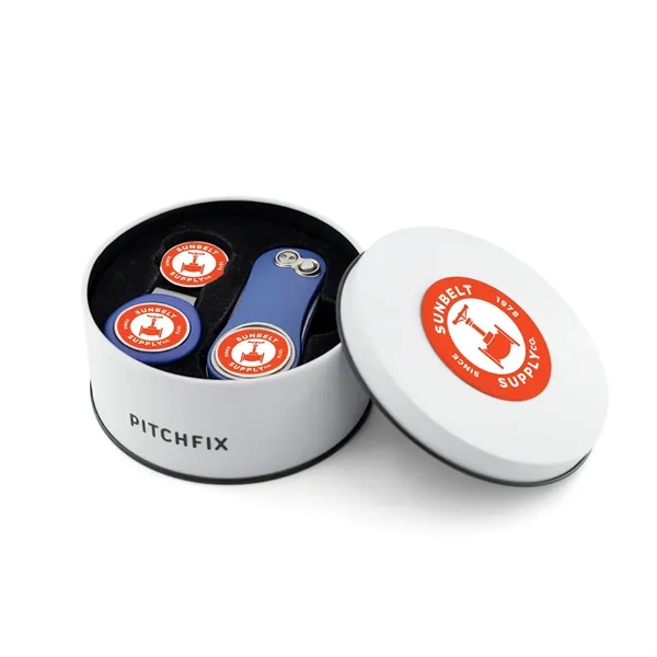 Golf gift set with divot tool, hat clip, ball marker and... from ASI 52263 EMT