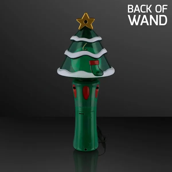 Fun Lights Christmas Tree Wand Spinner 7.7"-featuring spinning rainbow LEDs inside... from ASI 34194 ALightPromos / Promotional Lights