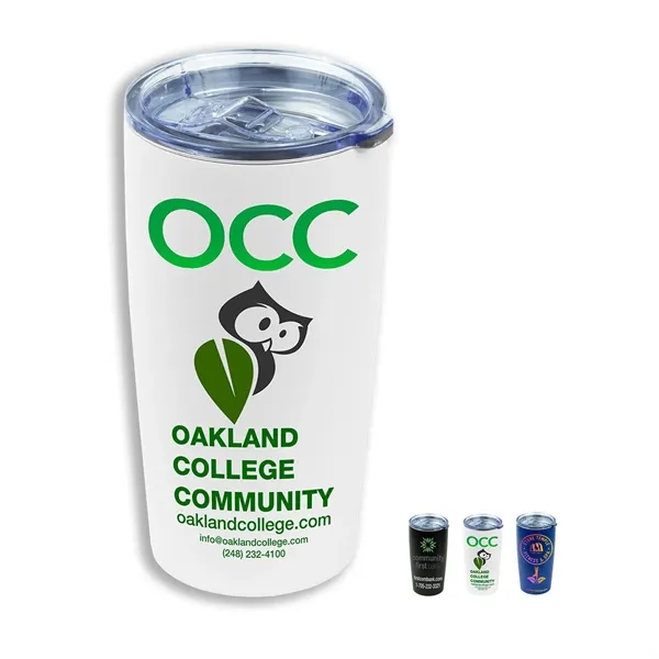 The 20 oz double-wall insulated stainless steel tumbler features a durable... from ASI 62660 Innovation Line