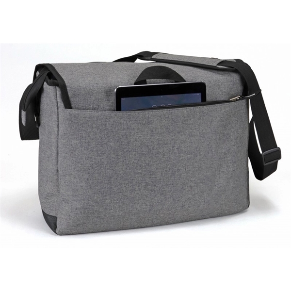 Envoy Heathered Laptop Messenger Bag... from ASI 31517 Admart Products / Admart Line