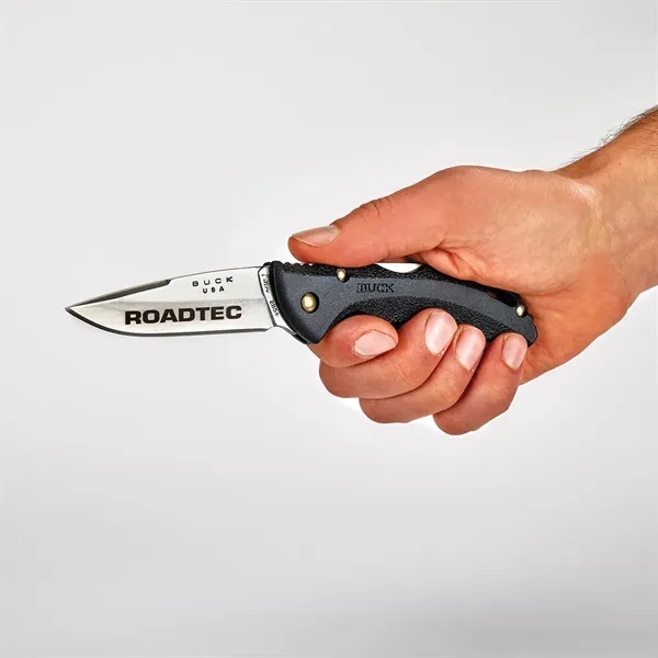 Lockback knife that features a 3 1/8" stainless steel blade 4... from ASI 46170 Compass Industries Inc