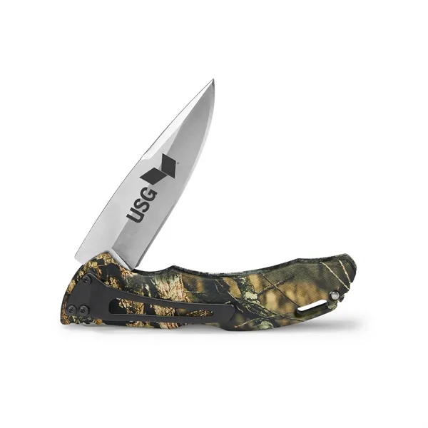 Lockback knife with a 3 1/8" stainless blade and a 4... from ASI 46170 Compass Industries Inc