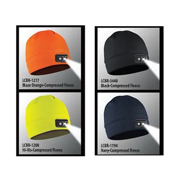 Rechargeable Beanie. Ultra-Bright LED technology with premium compression fleece.... from ASI 75825 Panther Vision