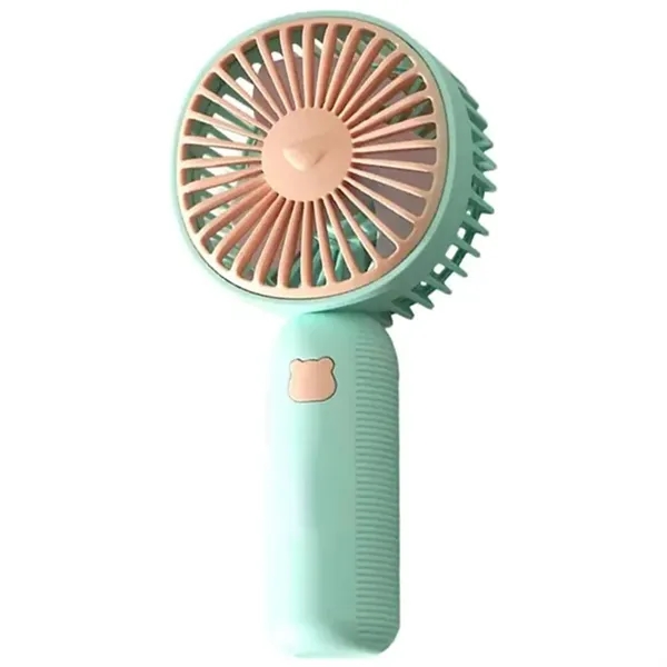 Portable handheld fan, rechargeable via USB cord.... from ASI 39552 BEL Promo