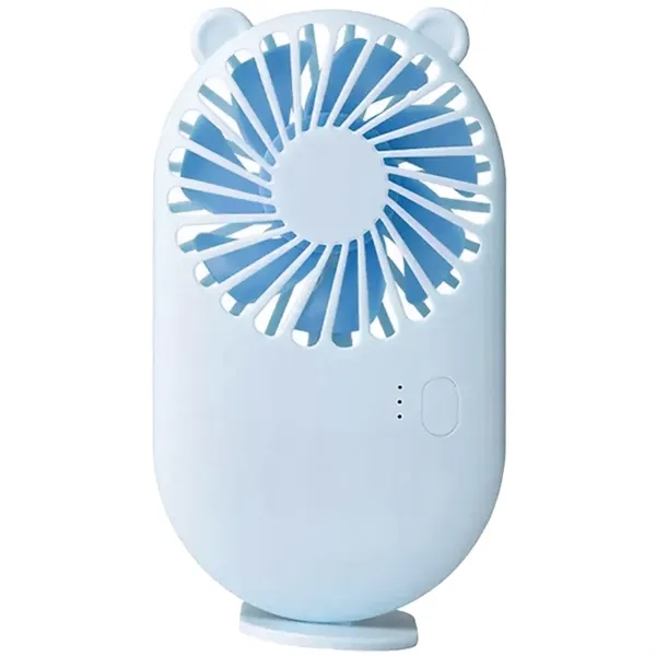 Rechargeable mini fan with base.... from ASI 39552 BEL Promo