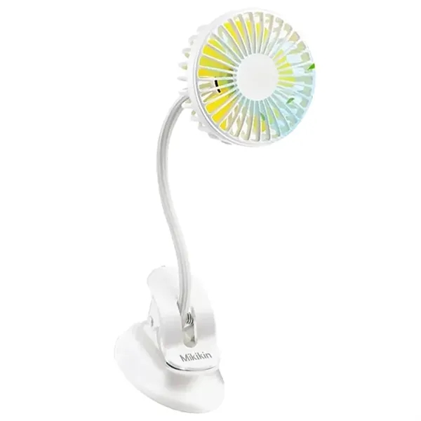 Clip-on stroller fan with rechargeable battery and adjustable design.... from ASI 39552 BEL Promo