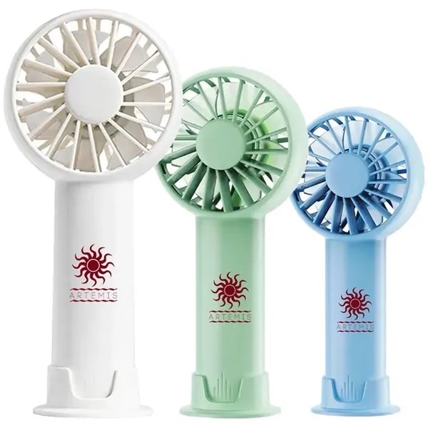 3-speed, USB-rechargeable fan with base.... from ASI 39552 BEL Promo