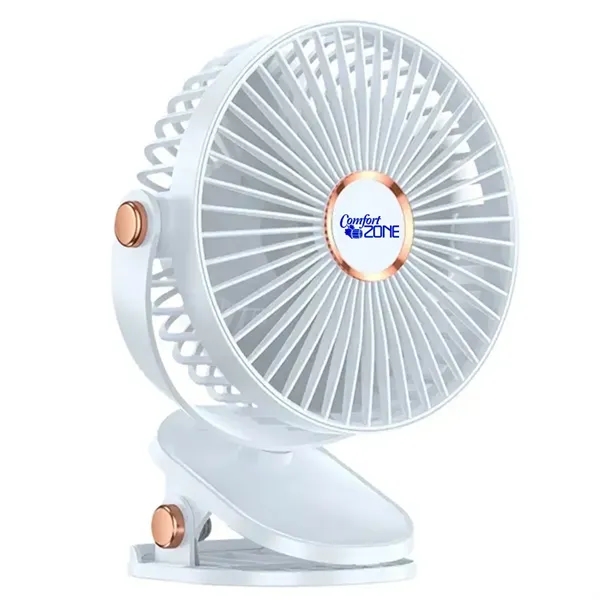 Battery-operated, clip-on fan with LED lights.... from ASI 39552 BEL Promo