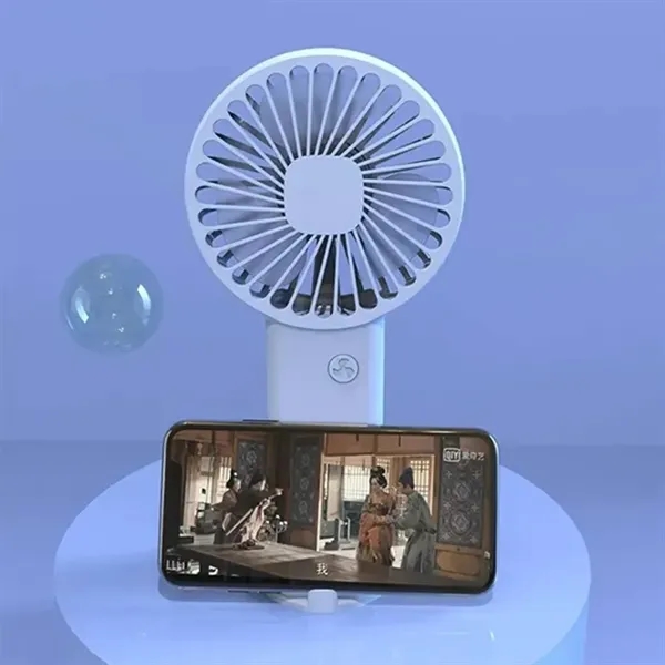 Rechargeable mini fan with stable base.... from ASI 39552 BEL Promo