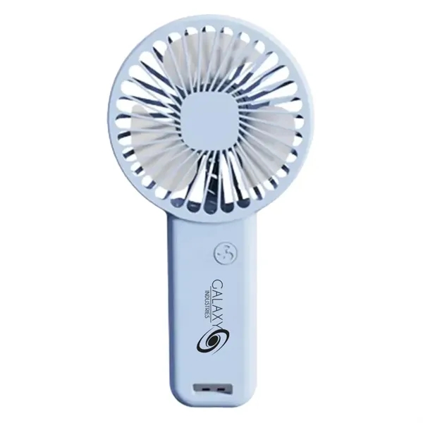 Rechargeable mini fan with stable base.... from ASI 39552 BEL Promo