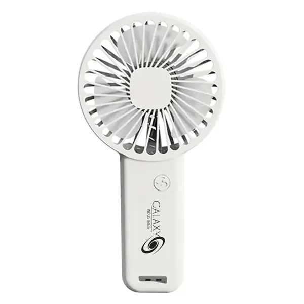 Rechargeable mini fan with stable base.... from ASI 39552 BEL Promo