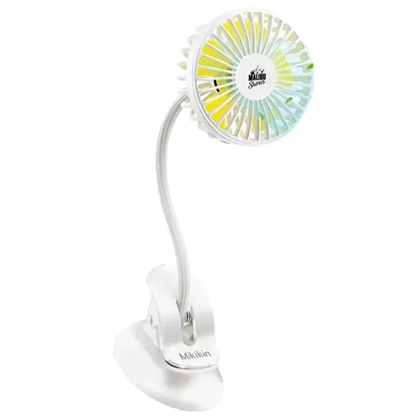 Clip-on stroller fan with rechargeable battery and adjustable design.... from ASI 39552 BEL Promo