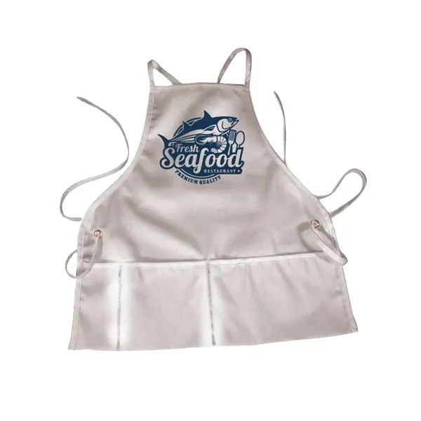 23 1/2" x 27" grommet-styled colored apron with crossover shoulder straps,... from ASI 31260 AdCapitol