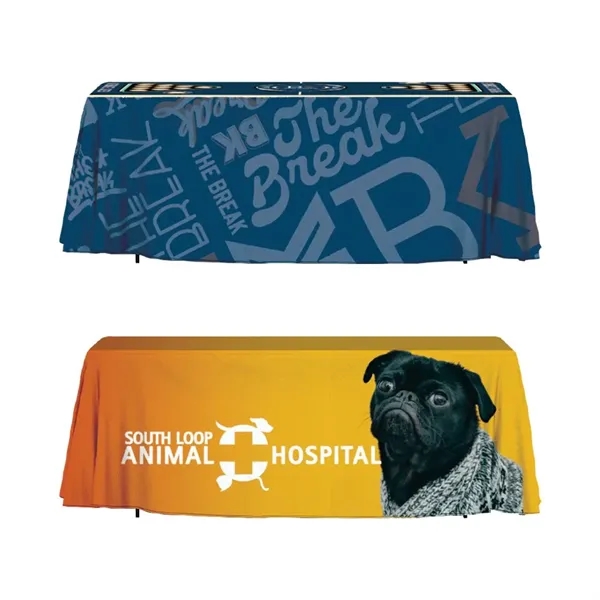 6 ft., 4-sided table cloth with full-color dye sublimation printing.... from ASI 88060 Snugz/USA Inc