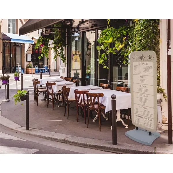 Our wildly popular EuroFit display combined with a flexible ballast base... from ASI 87188 Showdown Displays