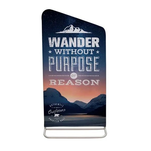 3' x 71" EuroFit incline wall with dye sublimated graphic cover.... from ASI 87188 Showdown Displays