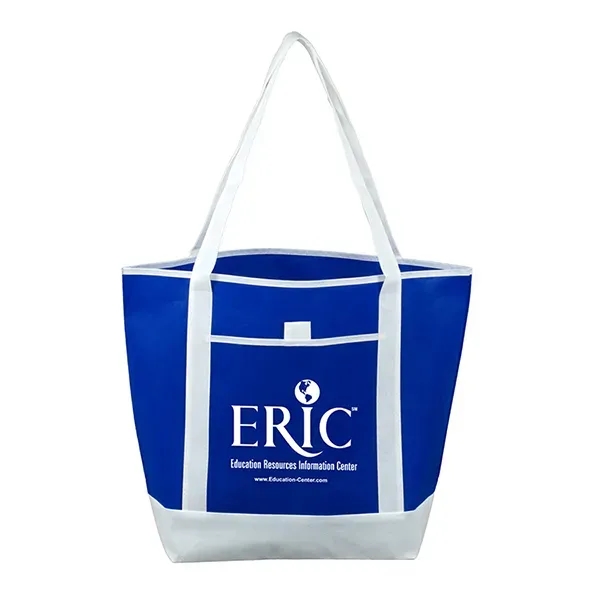 Tote bag made of reusable and recyclable non-woven polypropylene with handles.... from ASI 62660 Innovation Line