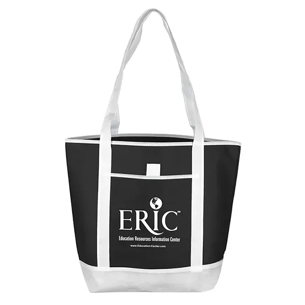 Tote bag made of reusable and recyclable non-woven polypropylene with handles.... from ASI 62660 Innovation Line