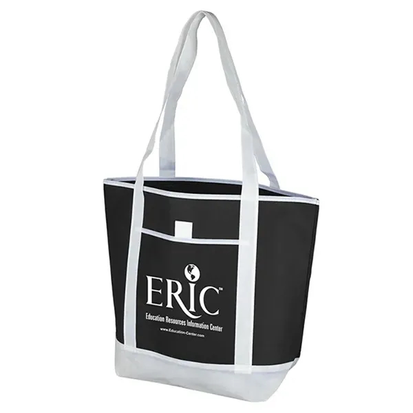 Tote bag made of reusable and recyclable non-woven polypropylene with handles.... from ASI 62660 Innovation Line
