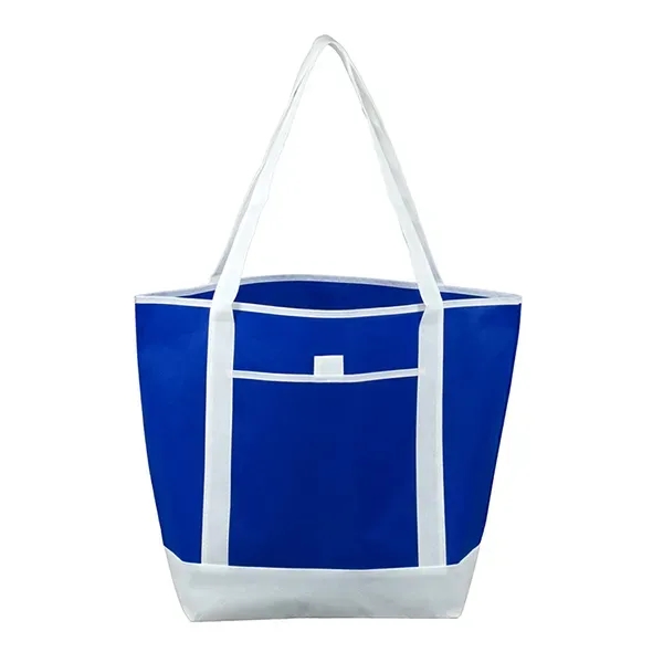 Tote bag made of reusable and recyclable non-woven polypropylene with handles.... from ASI 62660 Innovation Line