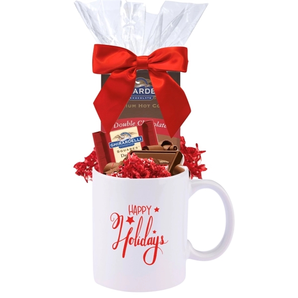 Holiday Cocoa and Chocolate Gift Mug... from ASI 89971 Stuff A Mug