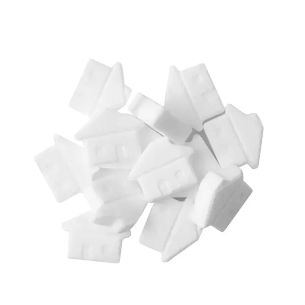 Rectangular Tin with House Shaped Mints... from ASI 44900 NC Custom (CI/Lanco) / Chocolate Inn