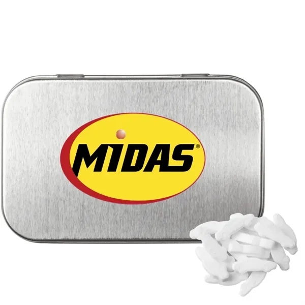 Rectangular Tin with Car Shaped Mints... from ASI 44900 NC Custom (CI/Lanco) / Chocolate Inn