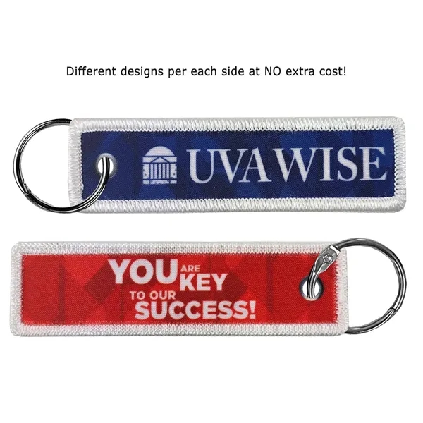 USA Made 2 side 4CP Dye Sub printed key ring with... from ASI 90160 Suntex Industries