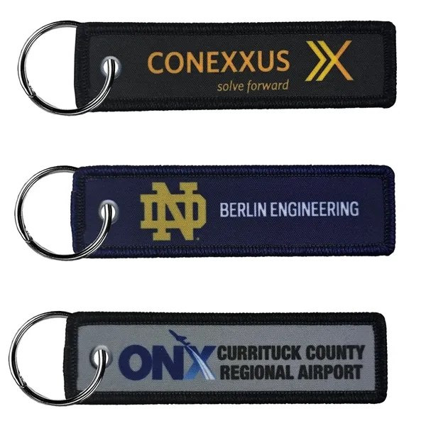 USA Made 2 side 4CP Dye Sub printed key ring with... from ASI 90160 Suntex Industries