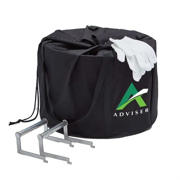 Bring the heat minus the hassle-this sleek stainless fire pit offers... from ASI 87188 Showdown Displays