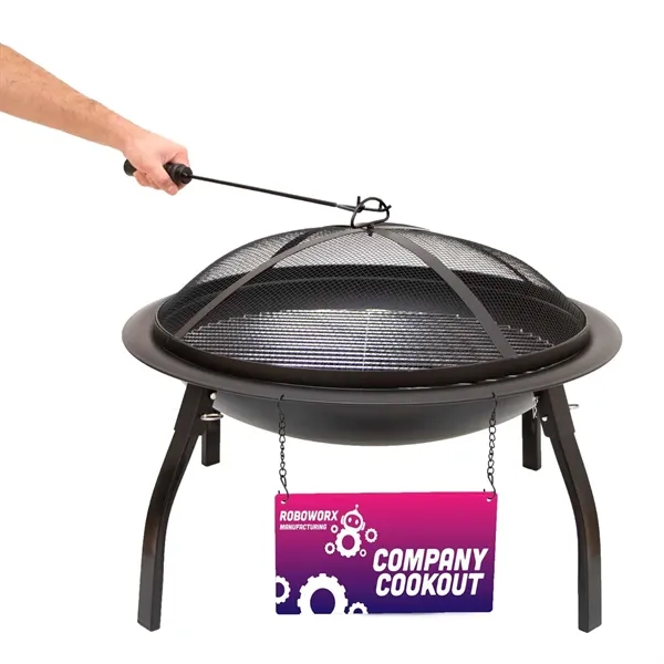 Bring the heat anywhere with this lightweight, durable fire pit-perfect for... from ASI 87188 Showdown Displays