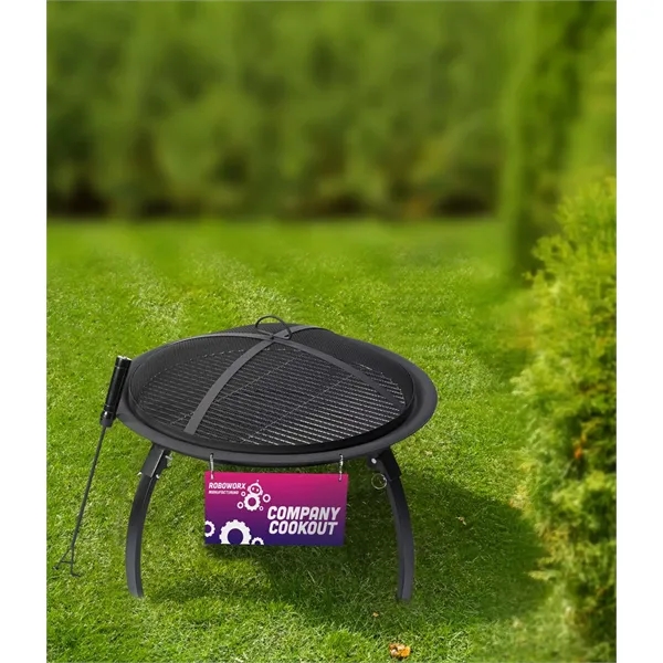 Bring the heat anywhere with this lightweight, durable fire pit-perfect for... from ASI 87188 Showdown Displays