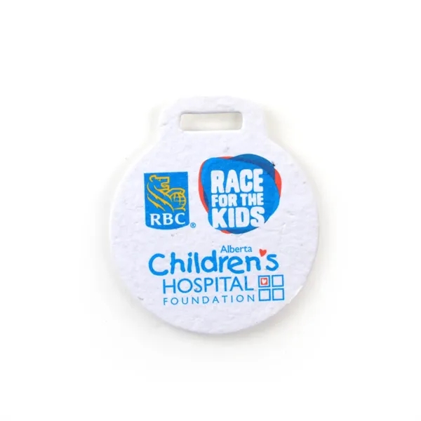 Custom product seed hang tag.... from ASI 40646 Bloomin Promotions / Bloomin' Promotions™