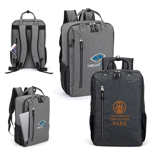 Envoy Heathered Laptop Backpack... from ASI 31517 Admart Products / Admart Line