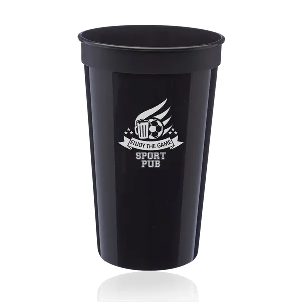 BPA free 22 oz. plastic stadium cup in variety of colors.... from ASI 39552 BEL Promo